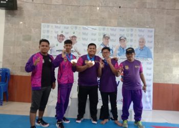Mantul,Cabor Gulat Kontingen Musi Rawas Sumbang Medali Emas pada Porprov Sumsel XIV