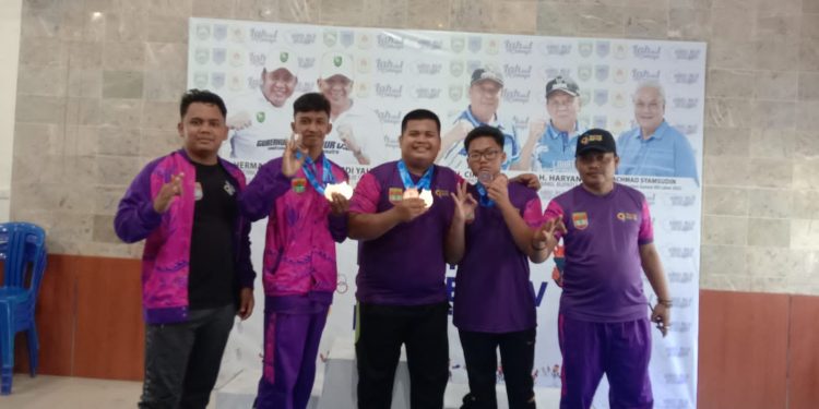 Mantul,Cabor Gulat Kontingen Musi Rawas Sumbang Medali Emas pada Porprov Sumsel XIV