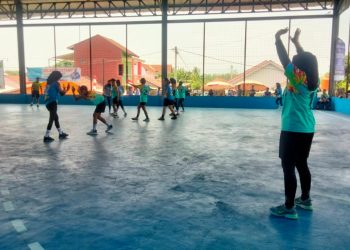 Team Bola Tangan Kelas 7×7 Putri Musi Rawas Raih Juara 3 Proprov 2023