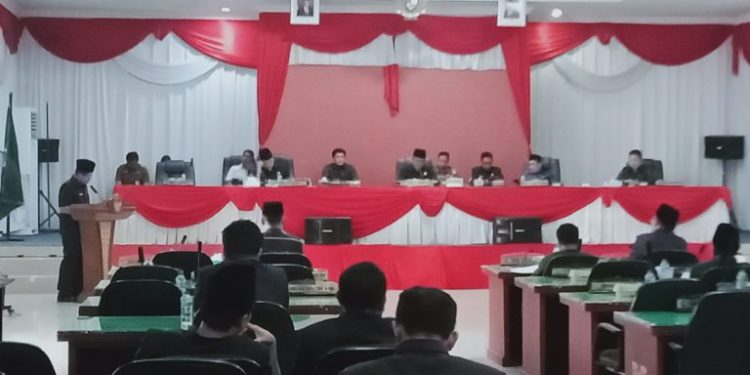 DPRD Muratara gelar paripurna Paripurna penyampaian dan penjelasan Bupati terhadap nota keuangan dan Raperda Kabupaten Muratara